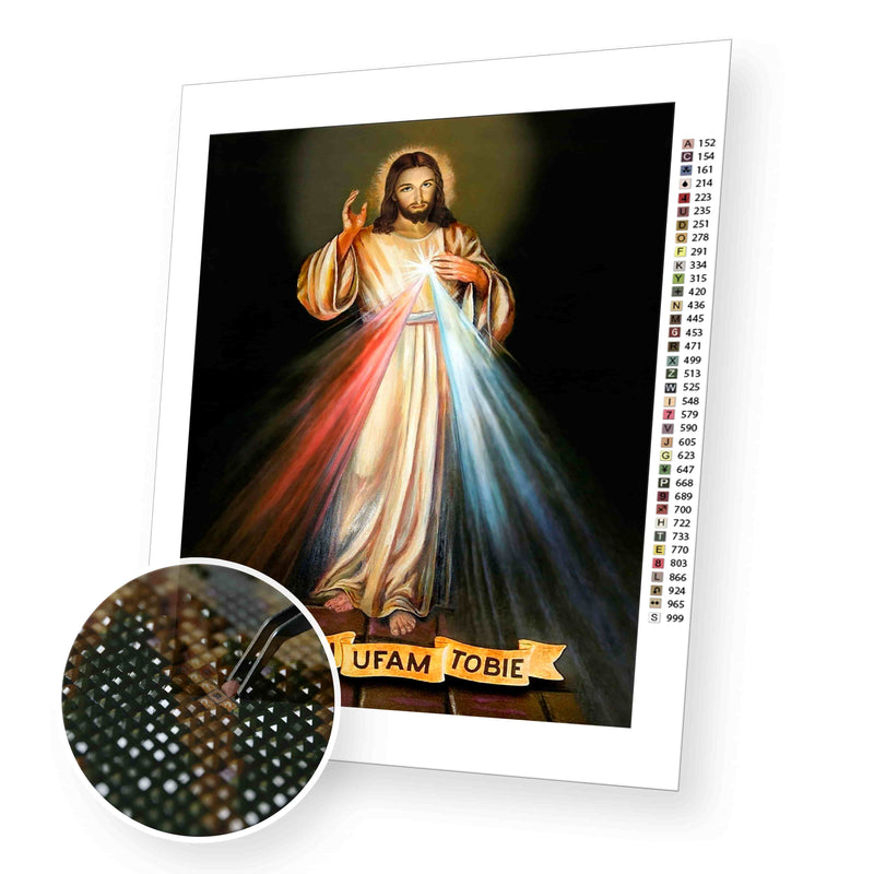 I trust you Jesus premium diamond painting kit for adults