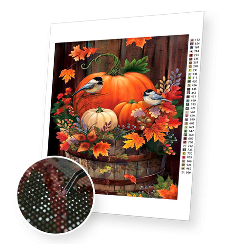 Halloween Pumpkin premium diamond painting kit for adults