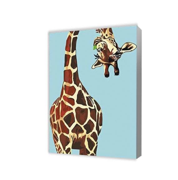 En nysgjerrig giraffe