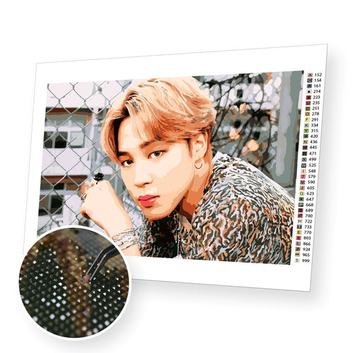 Jimin premium diamond painting kit for adults