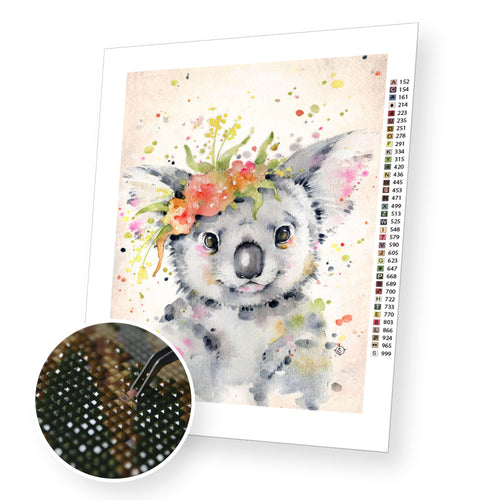 Little Koala premium diamond painting kit for adults