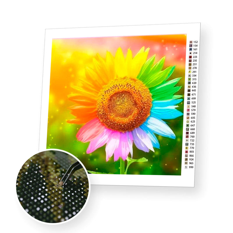 Magic flower premium diamond painting kit for adults