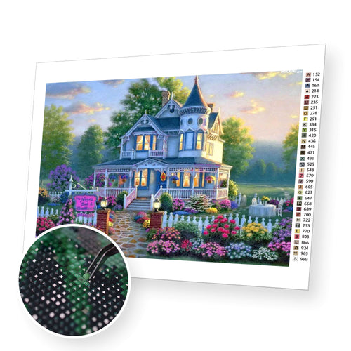 Mansion premium diamond painting kit for adults