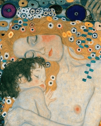 Mor og barn av Gustav Klimt