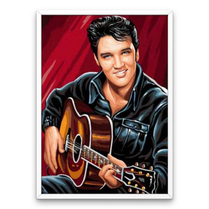 Elvis med gitar